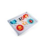 مجموعة هوانجر لألعاب الخشخيشة للأطفال (6 قطع) آمنة ومسلية ومحفزة للنمو