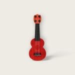 قيثارة ألعاب بنقشة لفائف فنية – تصميم خشب الكرز