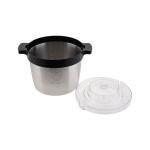 خلاط طعام كهربائي مع غلاف من الفولاذ المقاوم للصدأ