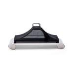 طبق تقديم مربع بمقبض كارتير وغطاء قماشي قطني