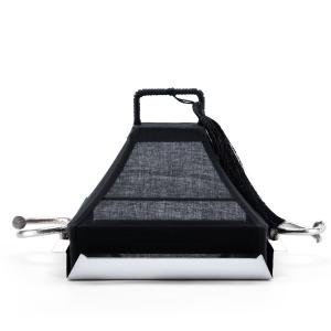 صينية فاخرة للحلويات الهندية بمقبض مسمار على طراز كارتييه، غطاء قماش قطني