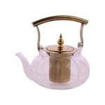 إبريق شاي مصنوع من زجاج البورسليكات