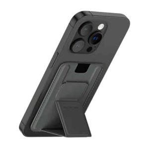 Amazing Thing Marsix Pro MagSafe المغناطيسية – حامل بطاقات مع مسكة يد وحامل متعدد الزوايا. محفظة