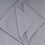 شال قطن وشيفون بحواف مخيطة – رمادي تاوب