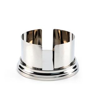 حامل أطباق الكيك الستانليس ستيل المتنقل