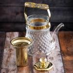 إبريق شاي من زجاج البورسليكات - 1500 مل