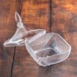 برطمان حلوى زجاجي فاخر بغطاء - صغير