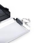 صينية فاخرة للحلويات الهندية بمقبض مسمار على طراز كارتييه، غطاء قماش قطني