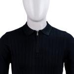 سترة بولو محبوكة بياقة صغيرة