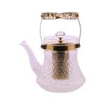 ابريق شاي زجاجي مع فلتر