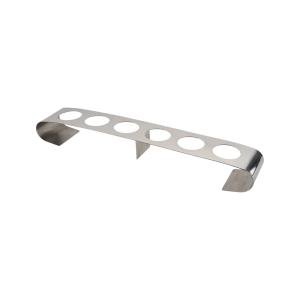 حامل فنجان قهوة معدني فضي