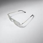 نظارة بدون إطار من التيتانيوم بلمسة ذهبية شامبانيا مصقولة