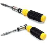 مجموعة مفكات متعددة الوظائف بمقبض قابل للتعديل