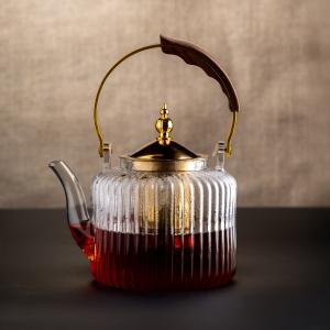 غلاية حرارية شفافة مع فلتر فولاذي