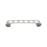 حامل فنجان قهوة معدني فضي