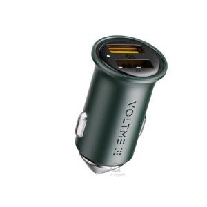 شاحن السيارة Voltme Cazo 24 AA (24 واط) – شحن سريع ومدمج (أخضر إنجلترا)