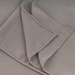 شال قطن وبوليستر بحواف مخيطة – بني فاتح