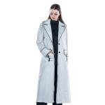 معطف واق من المطر بحزام طويل