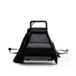 صينية فاخرة للحلويات الهندية بمقبض مسمار على طراز كارتييه، غطاء قماش قطني