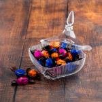برطمان حلوى زجاجي فاخر بغطاء - صغير