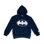 هودي بطبعة شعار باتمان دارك نايت من الأمام والخلف