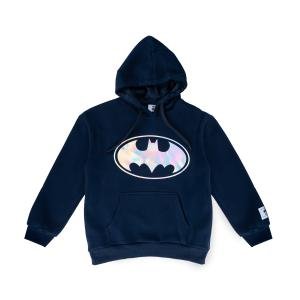 هودي بطبعة شعار باتمان دارك نايت من الأمام والخلف