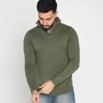 سويتر بولو محبوك من الصوف الناعم