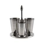 حامل أكواب من الستانليس ستيل