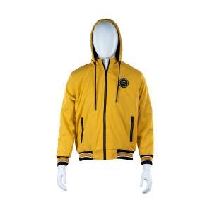 جاكيت رجالي بأكمام طويلة وغطاء رأس بلون صلب