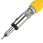 مجموعة مفكات متعددة الوظائف بمقبض قابل للتعديل