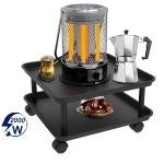 مدفأة ميلالوكس الكهربائية مربعة الشكل