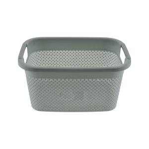 سلة تخزين بلاستيكية بمقابض