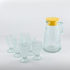 طقم كانتري 7 قطع مع زجاج