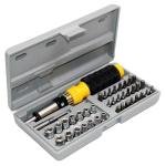 مجموعة مفكات متعددة الوظائف بمقبض قابل للتعديل