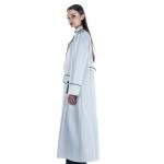 معطف واق من المطر بحزام طويل