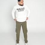 سويت شيرت بغطاء رأس بطبعة هنكل