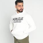 سويت شيرت بغطاء رأس بطبعة هنكل