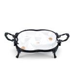 طبق بورسلين دائري مقسم