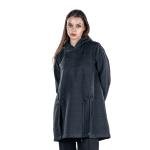 تونيك نسائي فضفاض بغطاء للرأس مع أربطة