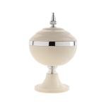 سكرية وتمرية دائرية مع غطاء