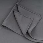 شال قطن وبوليستر بحواف مخيطة – رمادي داكن