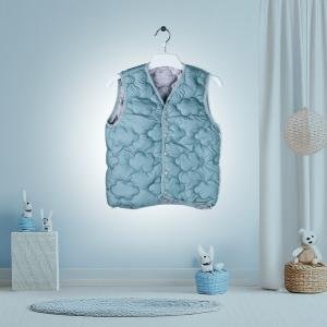 سترة مبطنة بأزرار ضغط للأولاد