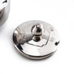 إبريق شاي مربع الشكل من الستانليس ستيل مع مقبض-٥٠٠ مل