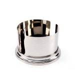 حامل أطباق البوفيه من الستانلس ستيل - فضي