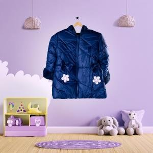 جاكيت بناتي بامب بغطاء رأس