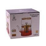 ابريق شاي زجاجي مع فلتر