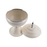 سكرية وتمرية دائرية مع غطاء