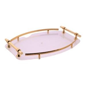 صينية مرآة عتيقة بمقابض