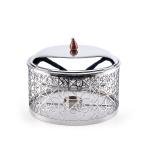 دفاية طعام بيضاوية هندية بنقشوش ليزر