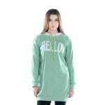 هوديي بطبعة HELLO فضفاضة